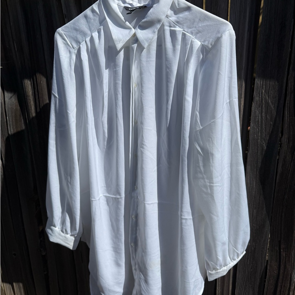 Express White Women's Blouse
